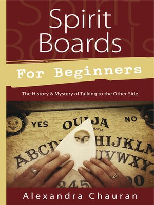 cover image of Spirit Boards for Beginners